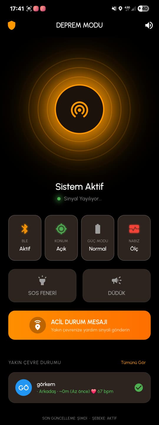 Lifeline App Interface